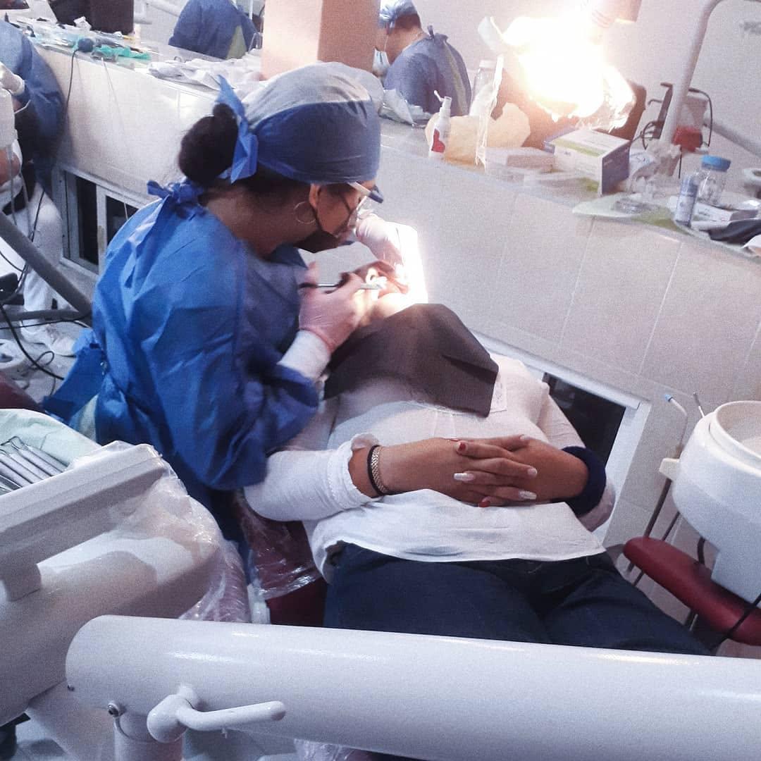 Modern, sterile dental operatory at our Cancun clinic