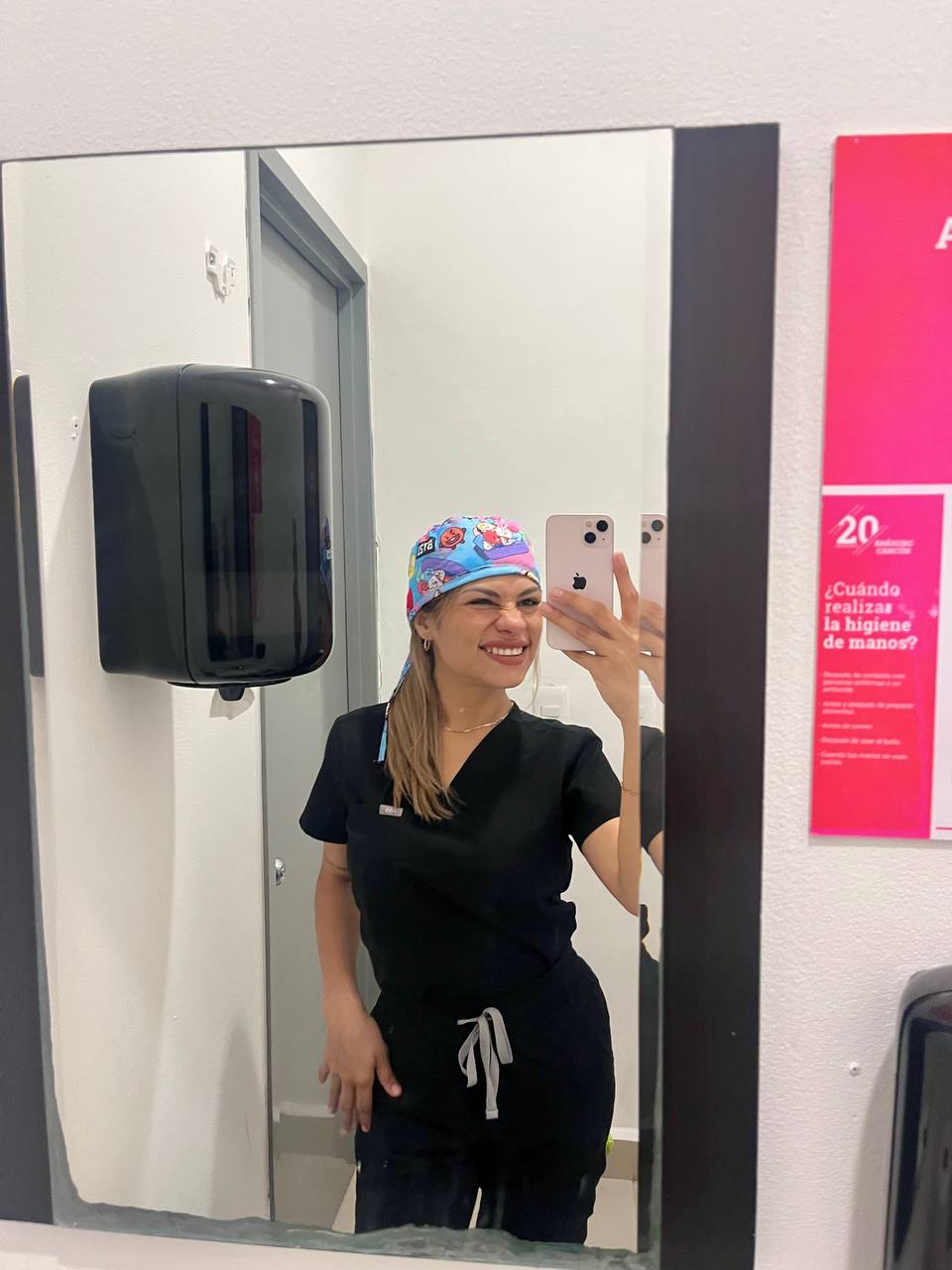 Dr. Karla Estudillo with a patient​